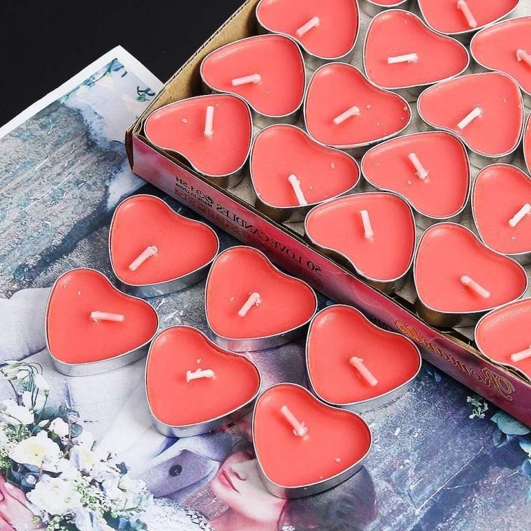 이벤트 초 50p 레드 양초 생일 전기 미니