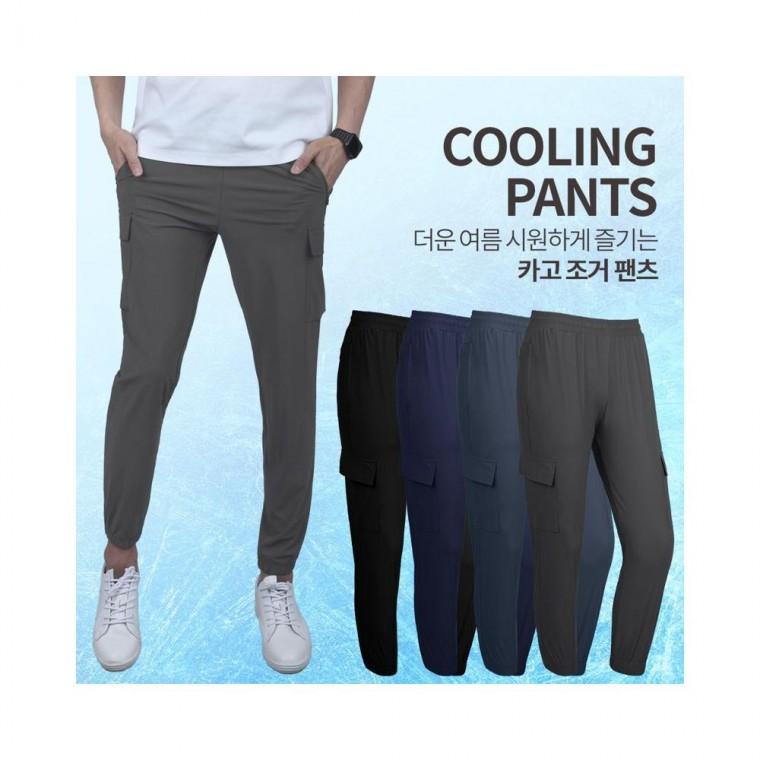 루미나D 스판 팬츠 캐주얼 쿨 냉감 카고 조거
