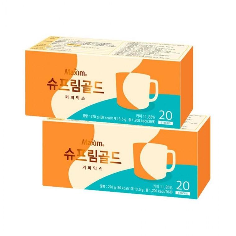 루미나D 동서 맥심 슈프림골드 커피믹스 40t 20개입x2개