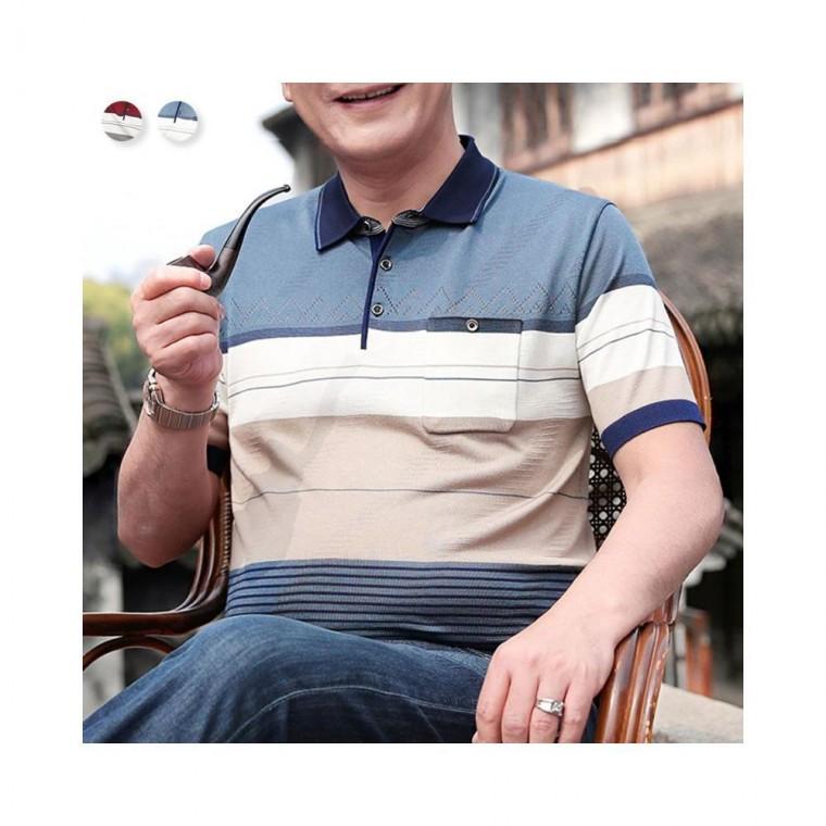 루미나D 중년남성 키밍 여름 반팔티 티셔츠 카라티 캐주얼