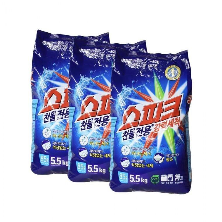루미나D 스파크 세탁세제 가루 5.5kgx3개입
