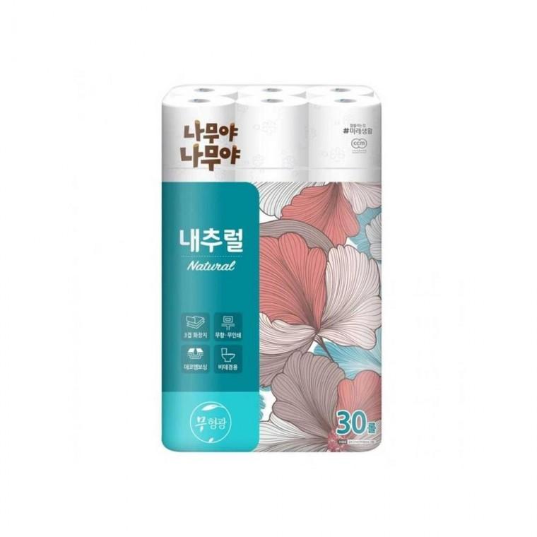 루미나D 잘풀리는집 나무야 3겹 롤 화장지 30 두루마리 휴지