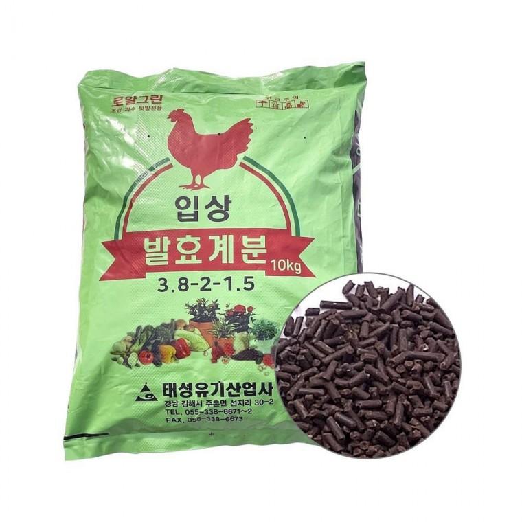 루미나D 입상 발효계분 10kg 텃밭 거름 조경 과수 퇴비