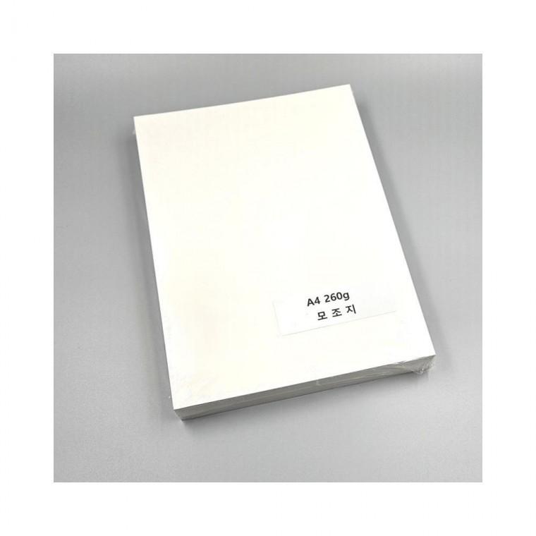 루미나D a4사이즈 260g 모조지 100매 백상지