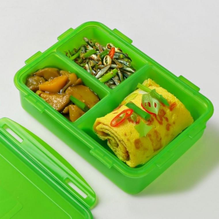 신선보관용기 밀폐 반찬통 미라클 칸칸이 분리