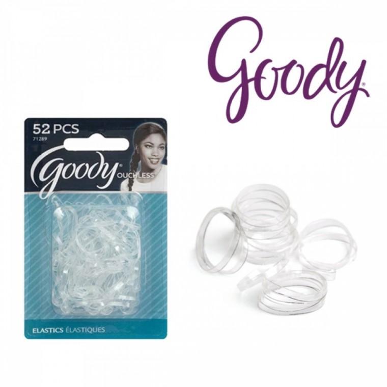 goody 클리어 라텍스 머리끈 52P 71289