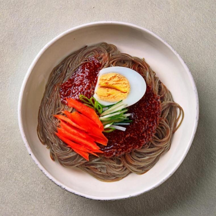 냉면 밀키트 물 비빔 맛집 음식 4인 요리 캠핑