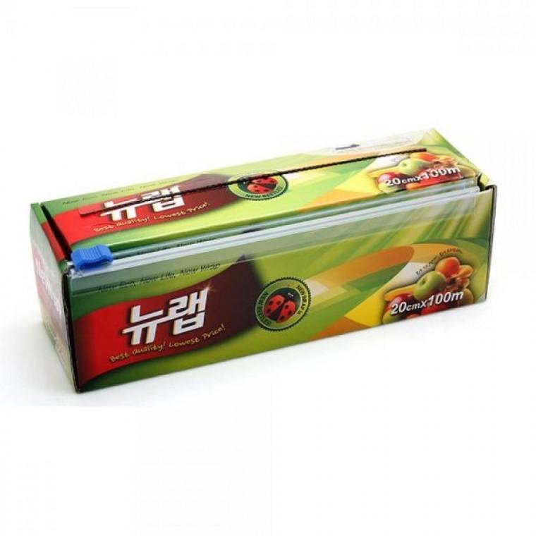 뉴랩 이지 커팅랩 20x100 주방용랩 위생랩 음식포장 비닐랩 커터기일체형 랩필름