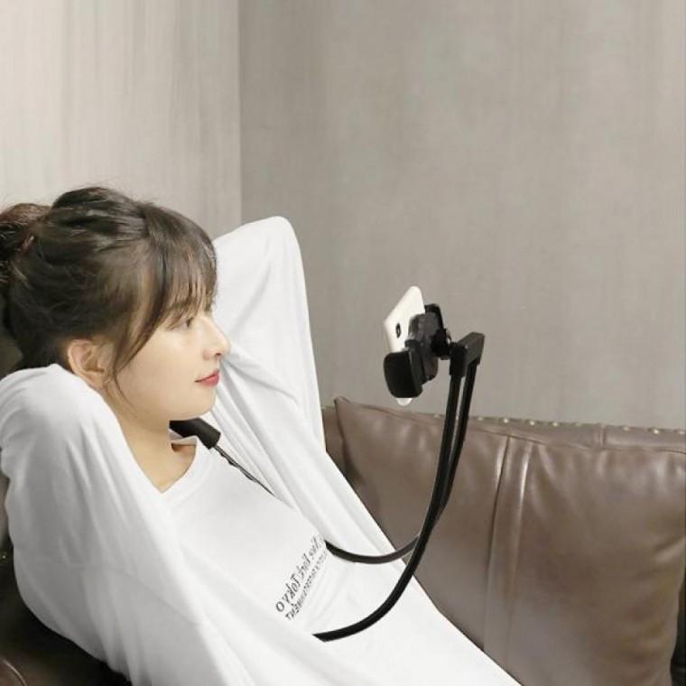 에디슨 자바라 목에거는 멀티 휴대폰 넥 거치대