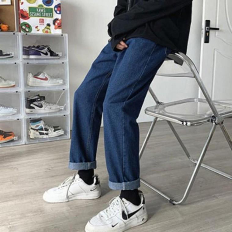 통바지 워싱진 데님팬츠 남성청바지