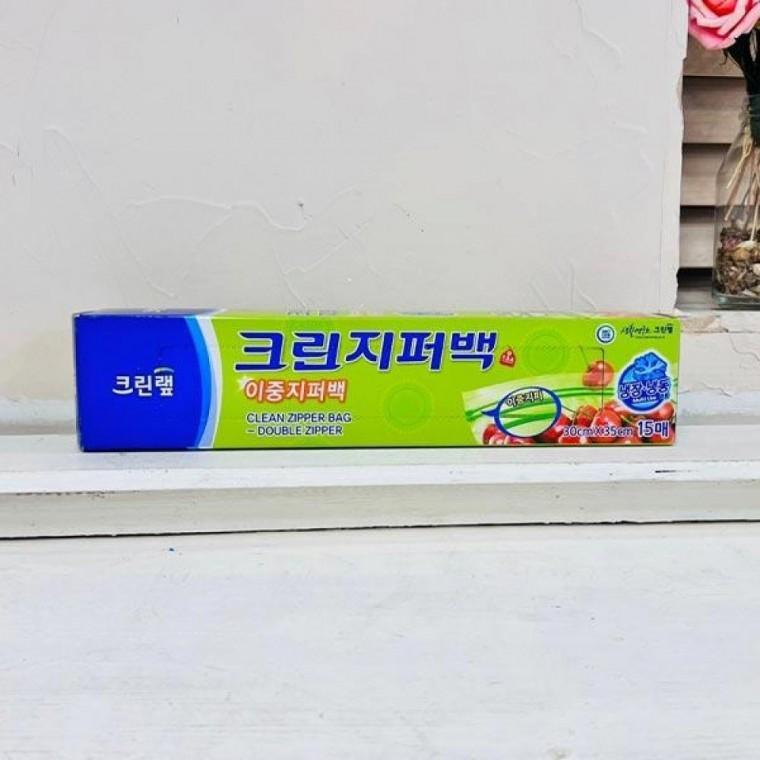 크린랩 이중지퍼백(30x35cm-15매)