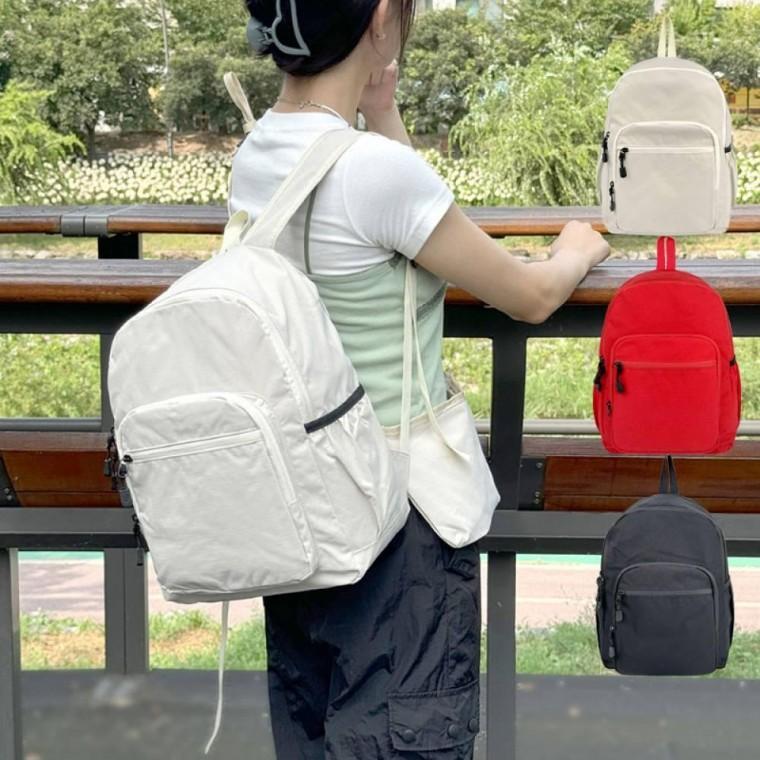 빅사이즈 무지 나일론 가벼운 소재 넉넉한 수납 여성 여행가방