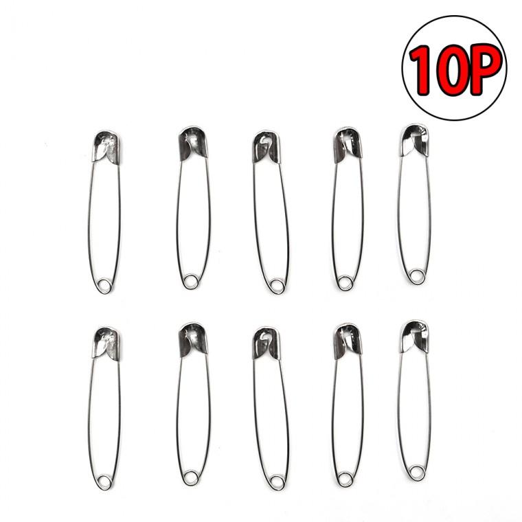 옷핀 대형10개입