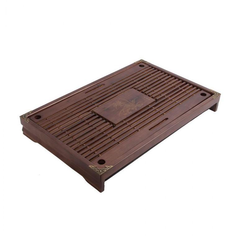 EAS 차마을 다도 차판 43x28cm 브라운