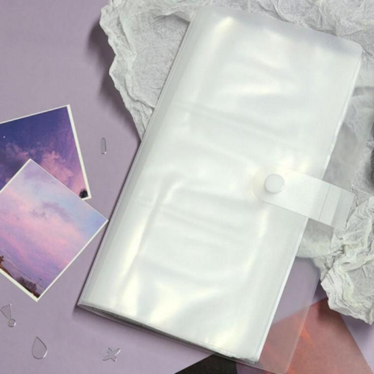 포카 가로앨범 사진첩 3인치 투명 친구 사진앨범