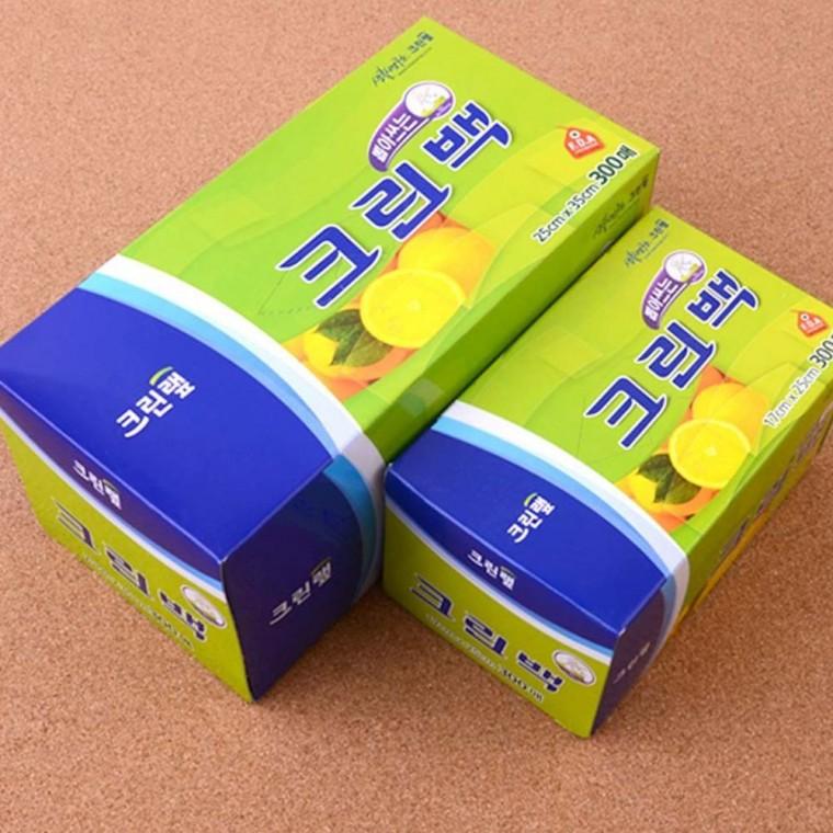 뽑아쓰는 비닐봉투 300매 주방 쓰레기 분리수거 마트 휴대 위생백