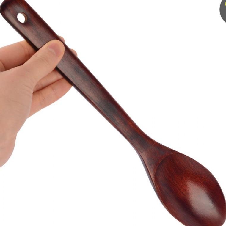 원목 주방 국자 조리 나무 스푼 볶음 저음 음식 뒤집기 도구