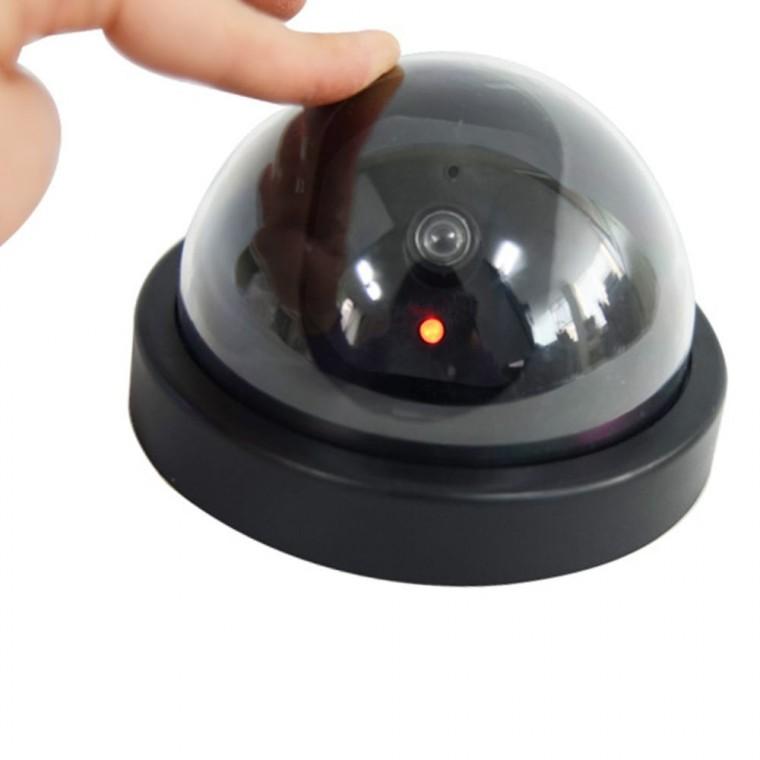 모형 cctv 카메라 돔형 블랙 보급형 가짜 방범 보안 위장 감시