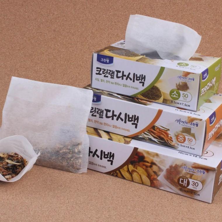 크린 다시백 멸치 우린 국물 육수망 일회용 차망 다시마 우리기