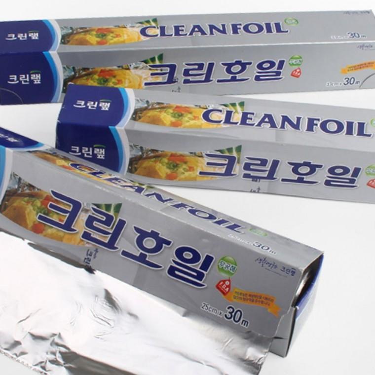 크린호일 15미크론 30m 25cm 30cm 33cm 주방포일 알루미늄
