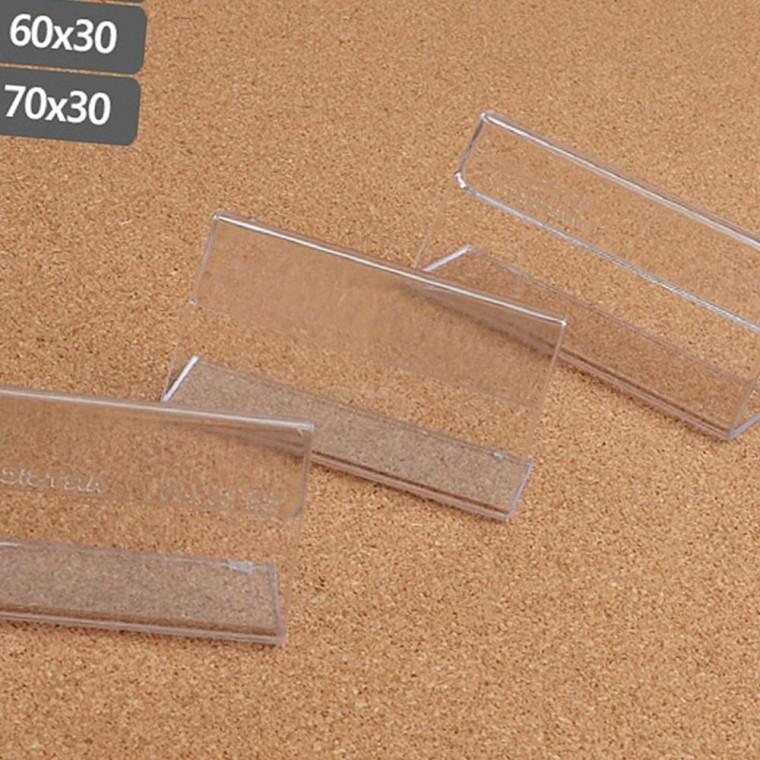 투명 아크릴 진열대 가로형 높이30mm 소품 피규어 액세서리 데스크 디스플레이