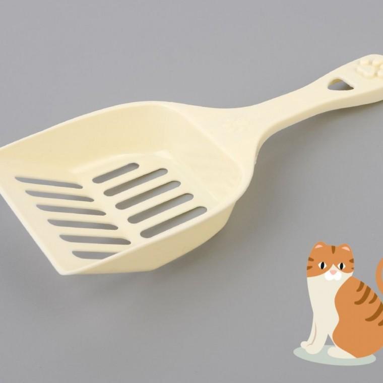 고양이 모래 청소 삽 사각형 배변 처리 도구 화장실 관리