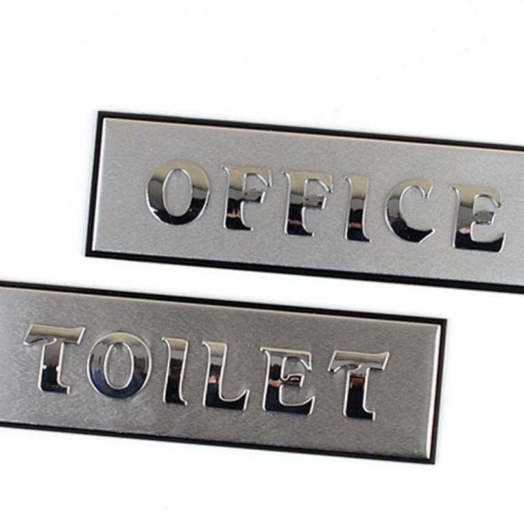 고급 알루미늄 사무실 화장실 표지판 office 부착형 안내