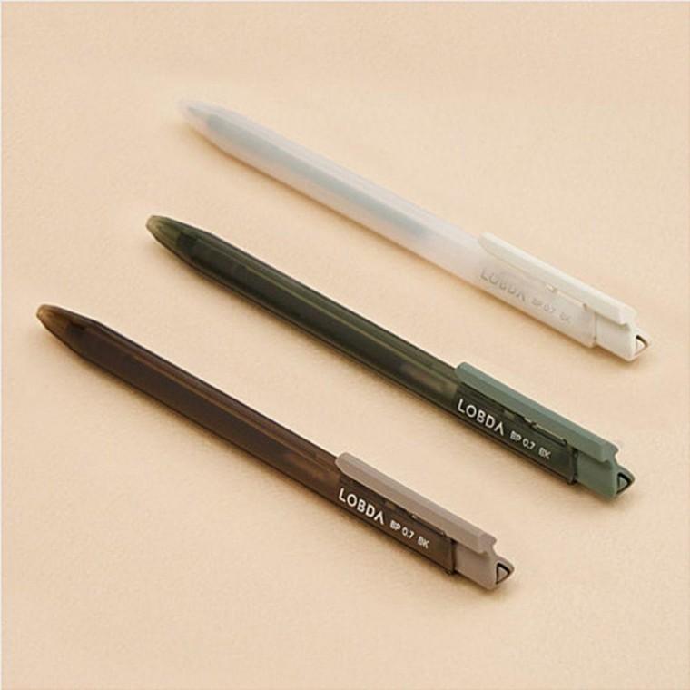 삼각바디 0.7mm 검정 3개입 세트 7P 사무용 필기구