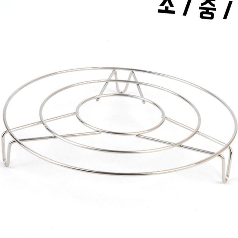 원형 스테인리스 냄비 받침 주방 조리 열차단 미끄럼방지 보호매트