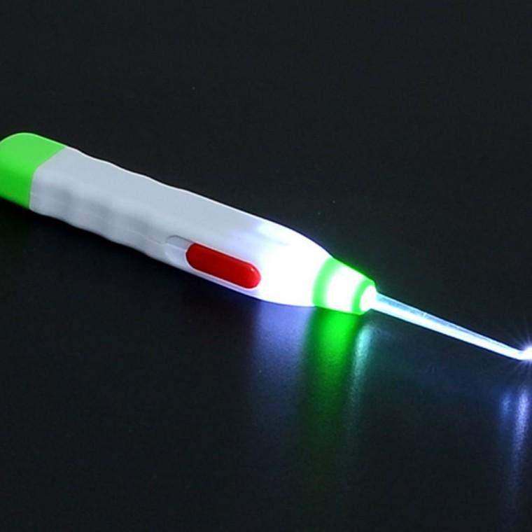 led 라이트 귀이개 조명 귀청소 안전 귀파개 위생 건강 케어 도구