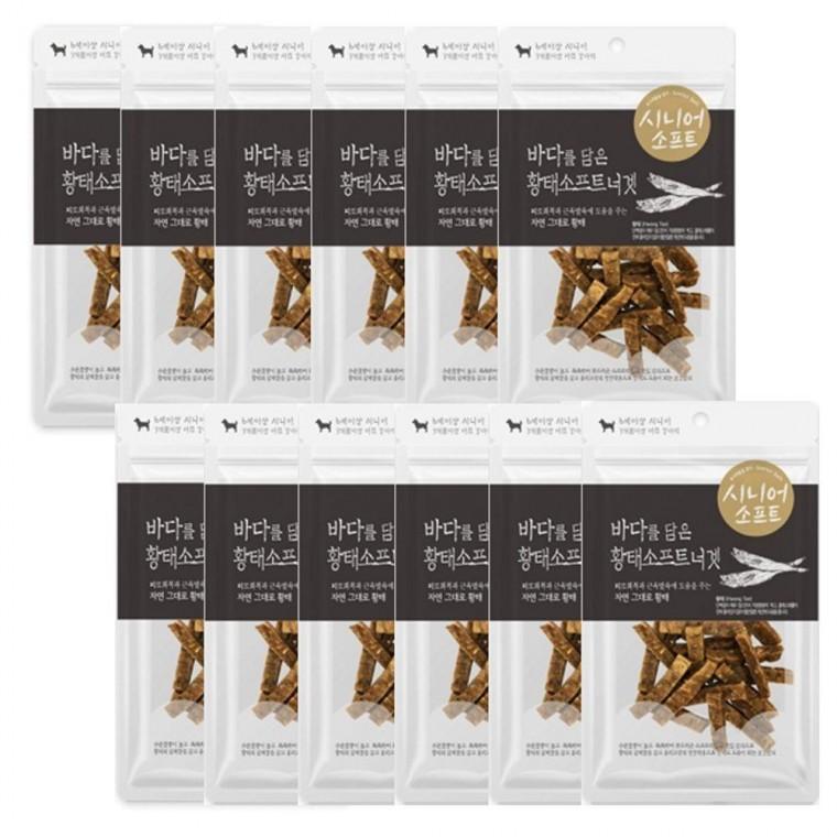 반려견 황태소프트너겟 80g 12P 노령견 간식 고단백 저지방