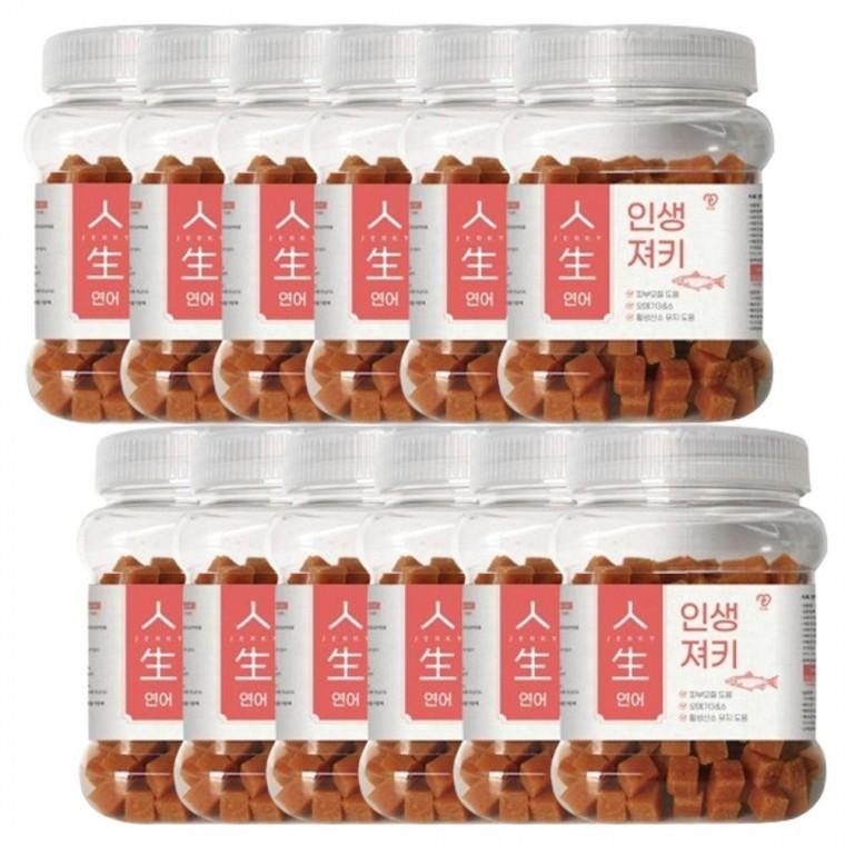 반려동물 간식 연어 400g 12P 강아지 노즈워크 영양식