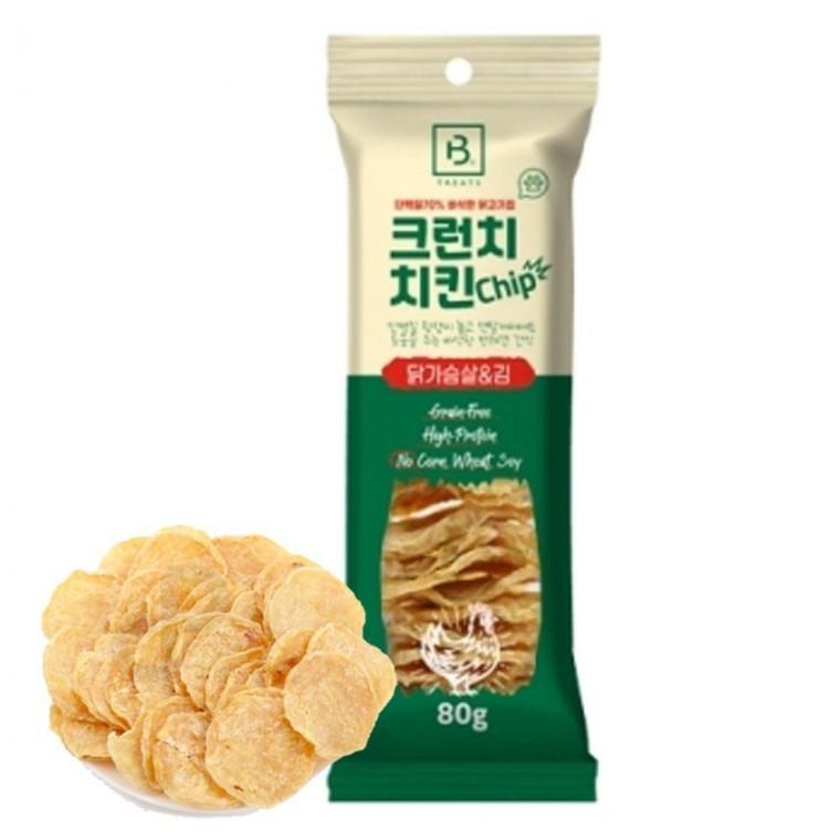 반려견 닭고기칩 80g 1P 강아지 간식 고단백 저지방 치아관리