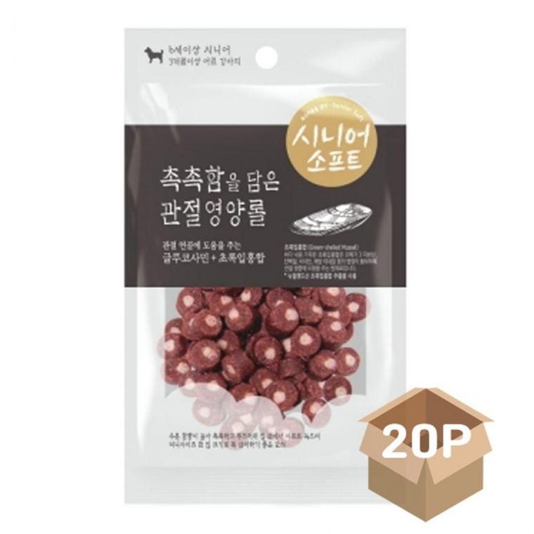 반려견 관절영양롤 100g 20P 노령견 강아지 간식 시니어 소프트