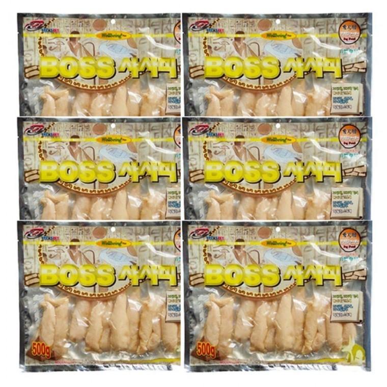 반려견 닭가슴살 500g 6P 강아지 간식 고단백 저지방 영양공급