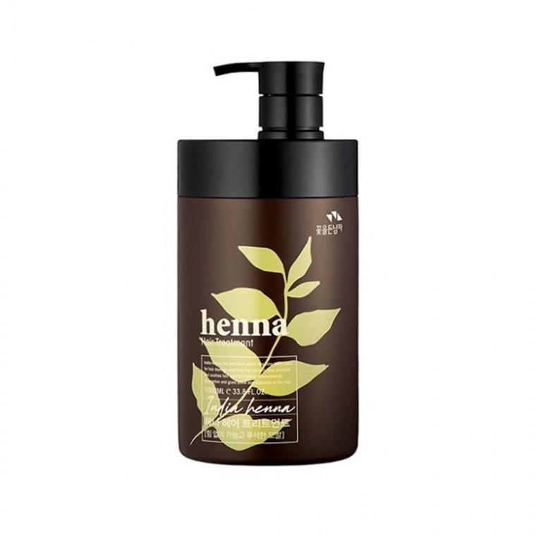 꽃을든남자 트리트먼트 헤나 1000ml 헤어 보습 헤어팩 린스 컨디셔너 헤어트리트먼트