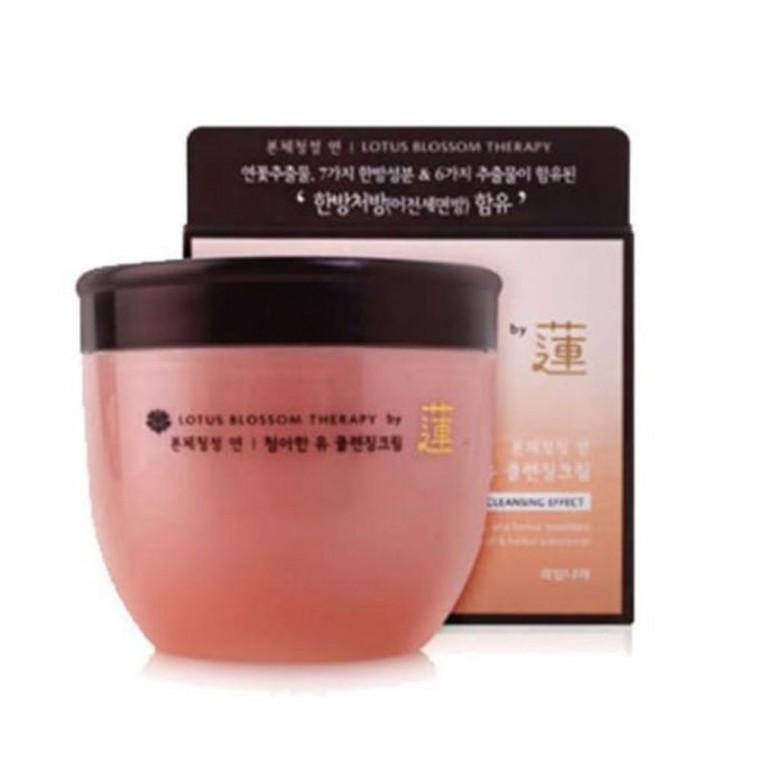 본체청정연 클렌징크림 연꽃 300g 세안제 클렌징로션 클린싱크림 클렌저 얼굴세안제