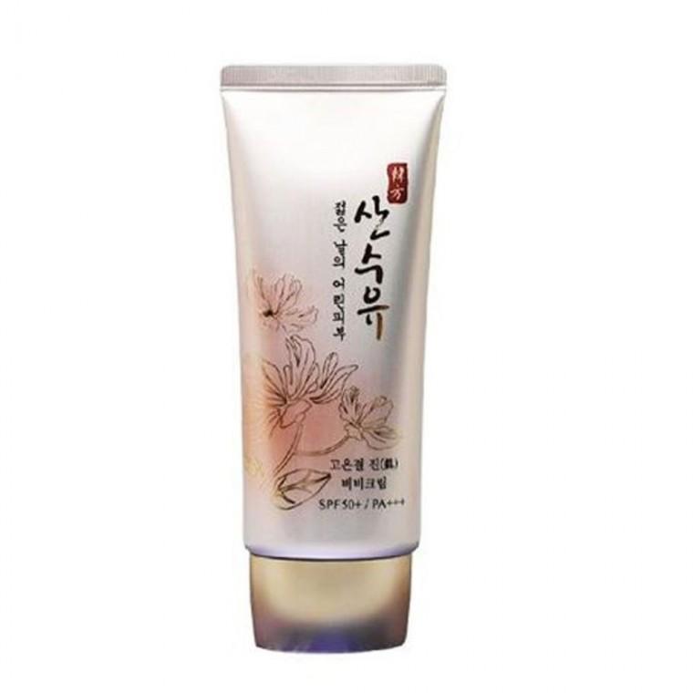산수유 비비크림 한방 50g 잡티커버 BB 크림 파운데이션 메이크업 파운데이션추천
