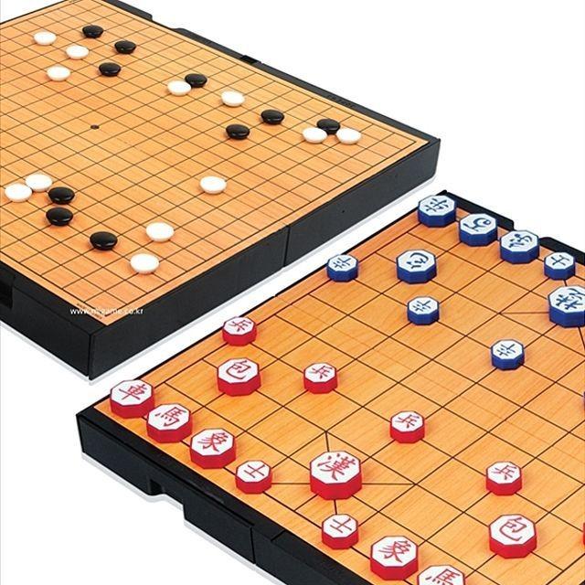 자석놀이 x 보드게임 바둑장기290mm 285mm 접이식 게임 지능개발 놀이 오목
