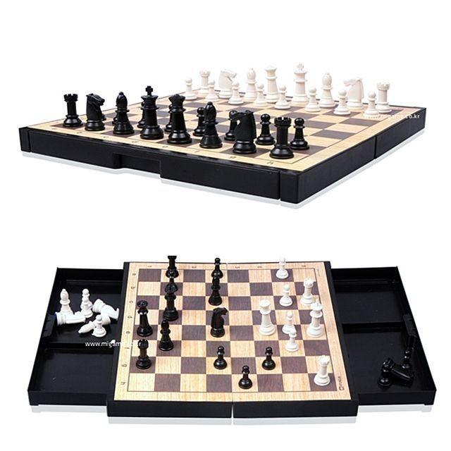 자석놀이 x 보드게임 자석체스290mm 285mm 접이식 게임 지능개발 놀이 오목
