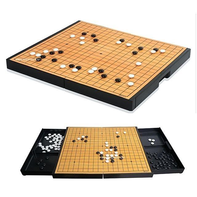 자석놀이 x 보드게임 자석바둑260mm 224mm 접이식 게임 지능개발 놀이 오목