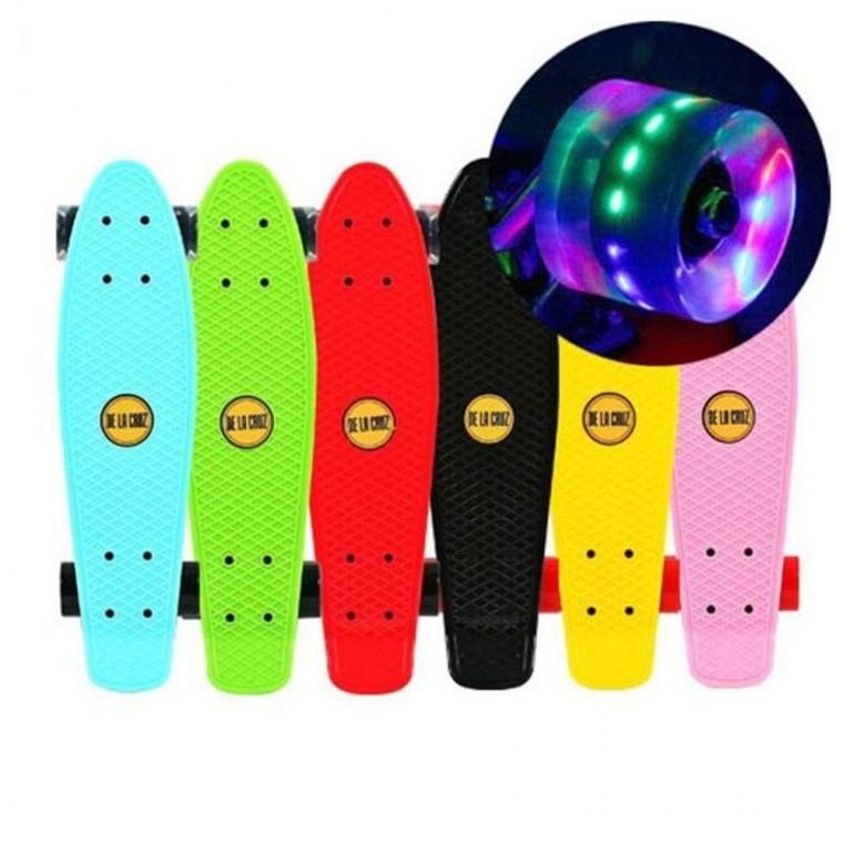 크루져 보드 LED 스케이트 숏보드 페니보드 56cm 크루져보드 스케이트보드