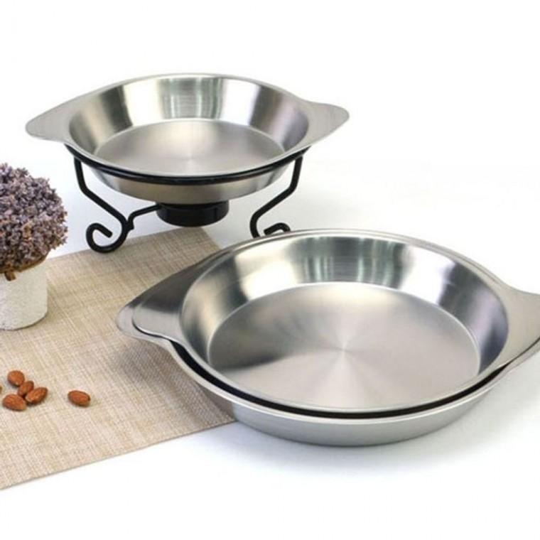 스텐 빠에야팬 인덕션 빠야냄비 파스타 프라이팬250mm 브런치팬 빠에야접시 파스타그릇