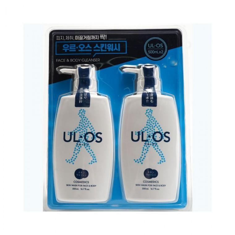 루미나D 미끌거림없이 우르오스 개운 페이스바디워시 500ml2입