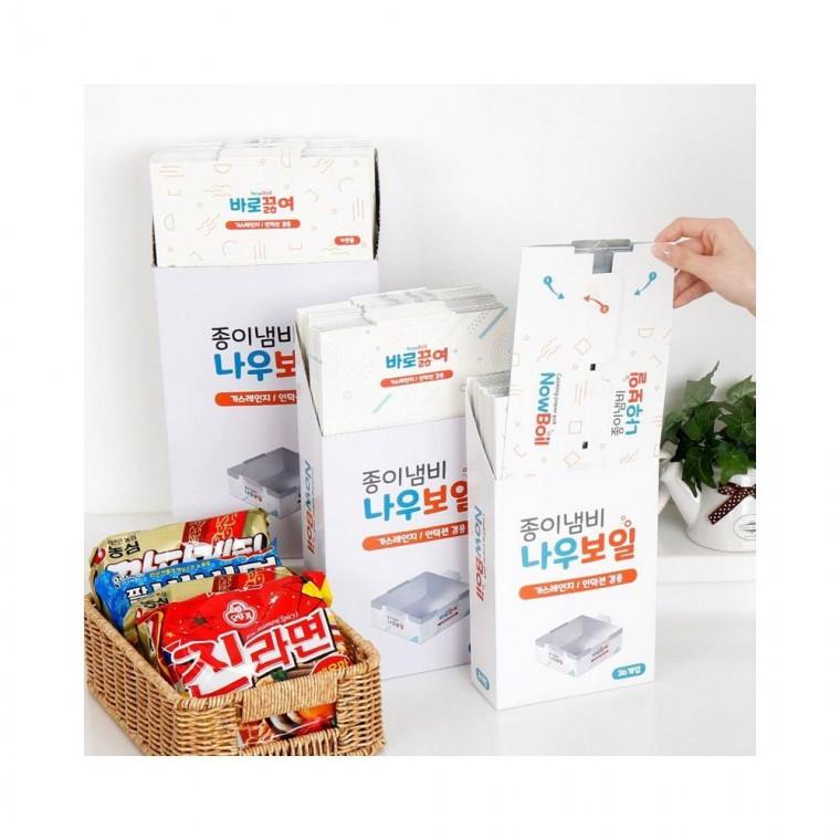 루미나D 종이냄비 일회용 4인용 36p 접이식냄비