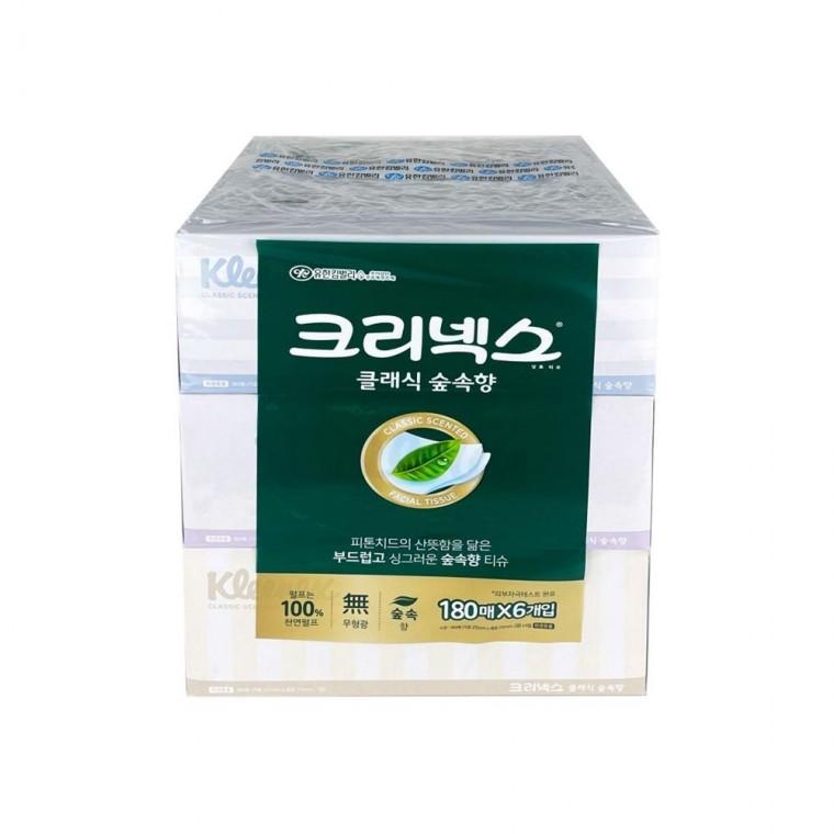 루미나D 크리넥스 클래식 숲속향 각티슈 180매x6입 - o