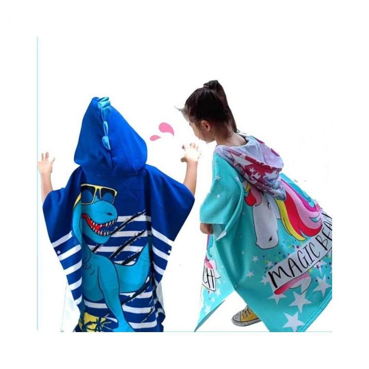 루미나D 키즈 유아동 비치타올 후드비치가운 샤워 목욕 물놀이
