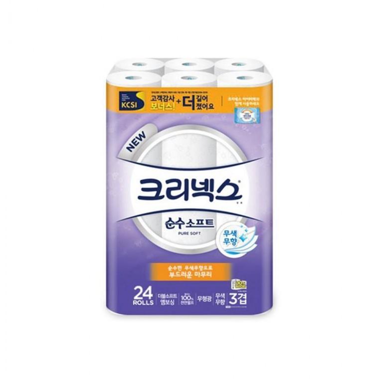 루미나D 휴지 순수 소프트 3겹 24롤 화장지