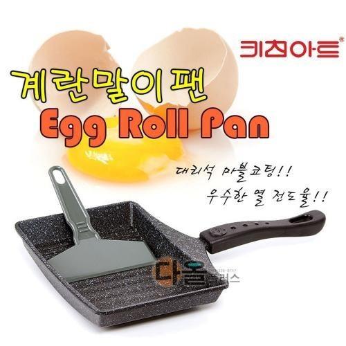 키친아트 양면코팅 계란말이팬 계란 후라이팬 주걱포함 에그팬