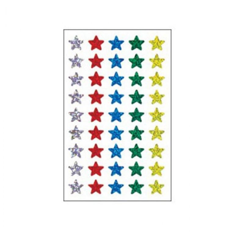 루미나D 스티커 별 315-9 10x10mm 4매 5색혼합 홀로그램